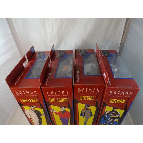 McFarlane Toys Batman The Animated Series MAXIE ZEUS BAF Wave Complete Set 4 NIB - Picture 14 of 15